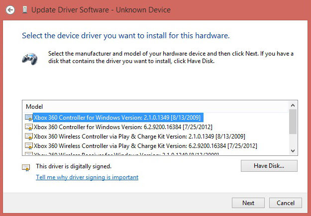 Microsoft xbox controller driver windows 10